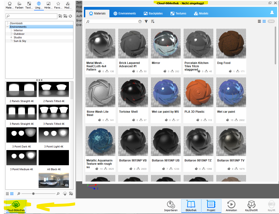 Cloud Button Screenshot